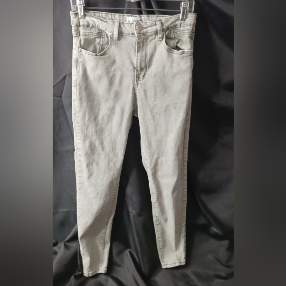 Shape Up Sculpting Stretch Skinny Jeans - Green - Picture 6 of 9